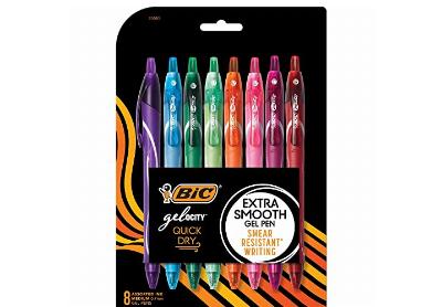 Image: BiC gelocity 0.7mm 8-Color Quick Dry Extra Smooth Gel Pens