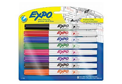 Image: Expo Low-Odor Ultra-Fine 8-Color Dry Erase Markers