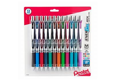 Image: Pentel EnerGel RTX 0.7mm 12-Color Liquid Gel Pens