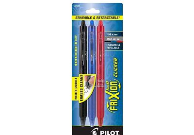 Image: Pilot FriXion Clicker 0.7mm 3-Color Erasable Gel Pens