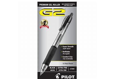 Image: Pilot G2 Premium Gel Roller 0.5mm Black-Ink Pens 12-count
