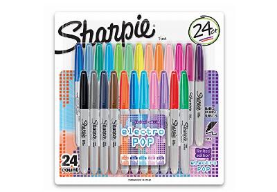 Image: Sharpie Fine Electro Pop Permanent Markers 24-count