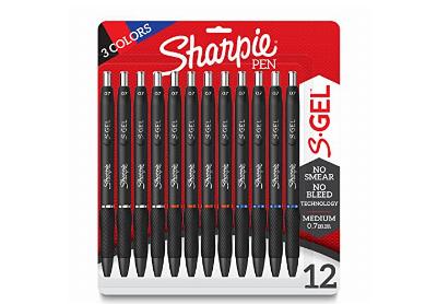 Image: Sharpie S-Gel 0.7mm Assorted Colors Gel Pens 12-count