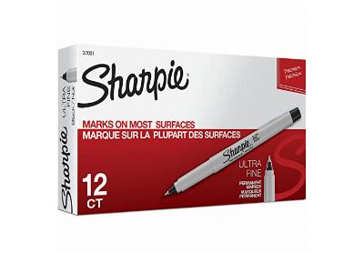 Image: Sharpie Ultra Fine Black-Ink Permanent Markers 12-count