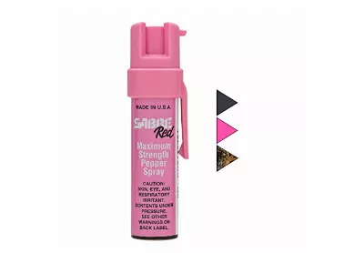 Image: Sabre Red Maximum Strength Pink Pepper Spray with Clip (by Sabre)