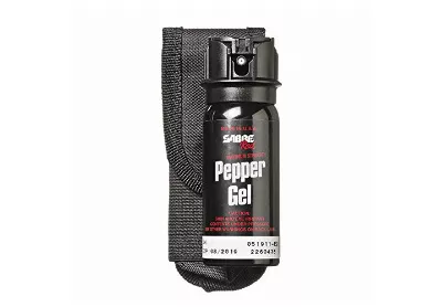 Image: Sabre Red MK-3-GEL-H-US Tactical Pepper Gel Spray With Belt Holster (by Sabre)