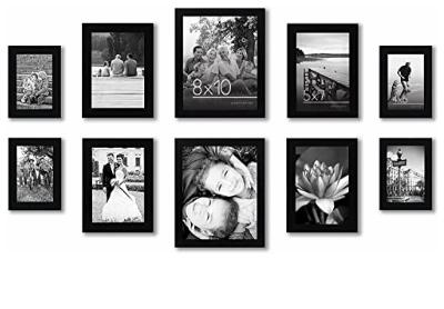 Image: Americanflat MWBK10PACK 10-Piece Picture Frame Set