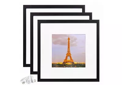 Image: Upsimples 12x12 Plastic Wall-Mount Picture Frame 3-pack