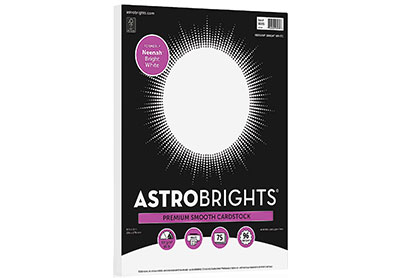 Image: Astrobrights 8.5x11 Premium Smooth Cardstock 75-sheet