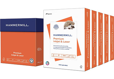 Image: Hammermill Premium Inkjet & Laser Printer Paper 2500-sheet