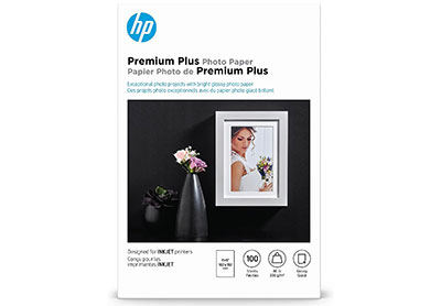 Image: HP 4x6 Premium Plus Photo Paper 100-sheet