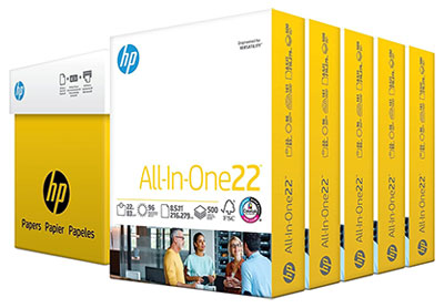 Image: HP 8.5x11 All-In-One22 Printer Paper 2500-sheet