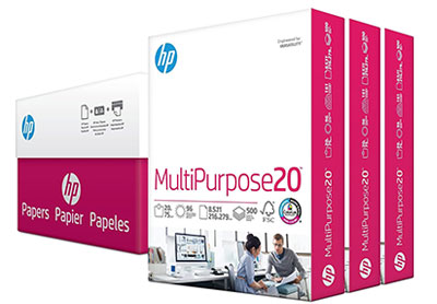 Image: HP 8.5x11 MultiPurpose20 Printer Paper 3-ream