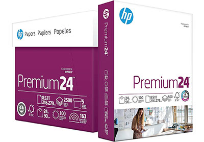 Image: HP 8.5x11 Premium24 Printer Paper 2500-sheet