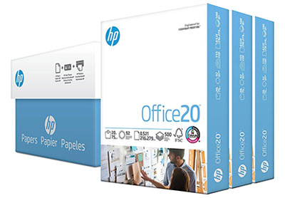 Image: HP Office20 8.5x11 inch 500-Sheet Printer Paper 3-pack