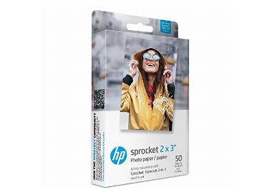 Image: HP Sprocket 2x3 Sticky-Back Photo Paper 50-sheet