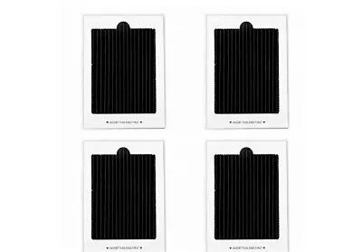 Image: Electrolux Compatible Refrigerator Air Filter Replacement 4 Pack (8.39 x 5.51 x 1.85 inches) (by Qicfrk)