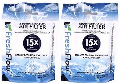 Image: Fresh Flow W10311524 Air Filter Cartridge For Whirlpool Refrigerator (2-pack) (by Fresh Flow)