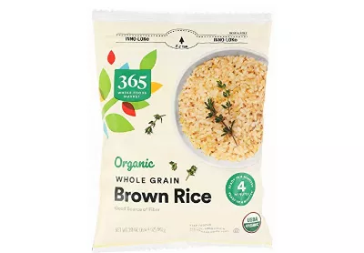 Image: 365 Organic Whole Grain Brown Rice 20 Oz (by Whole Foods Market)