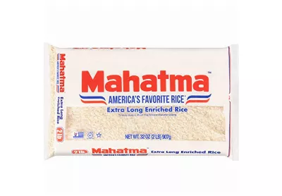 Image: Mahatma Extra Long Enriched White Rice 2 Lb (by Riviana Foods)
