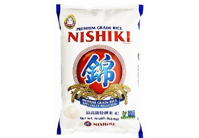 Image: Nishiki Premium Grade Rice Medium Grain 15 Lbs (by JFC International)