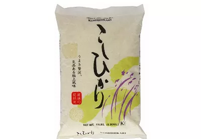 Image: Shirakiku Premium Short Grain Rice Koshihikari 15 Lbs (by Seasia)