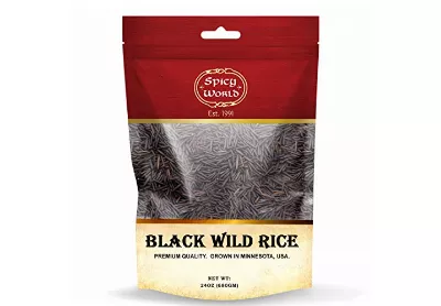 Image: Spicy World Black Wild Rice 1.5 Lbs