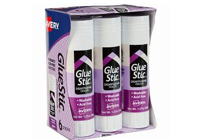Image: Avery Disappearing Color Glue Stic 6-count
