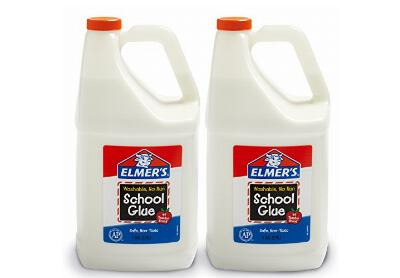 Image: Elmer's 1-Gallon Washable No Run School Glue 2-count