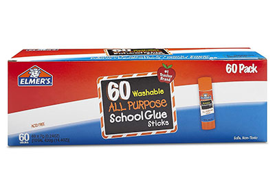 Image: Elmer's Washable All Purpose School Glue Sticks 60-count