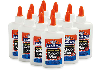 Image: Elmer's Washable No Run School Glue 12-count