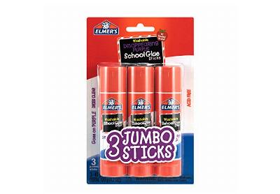 Image: Elmer's Washable School Glue Jumbo Sticks 3-count