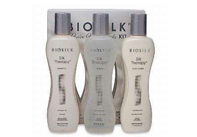 Image: BioSilk Therapy Trio Shampoo Conditioner & Original (by Biosilk)