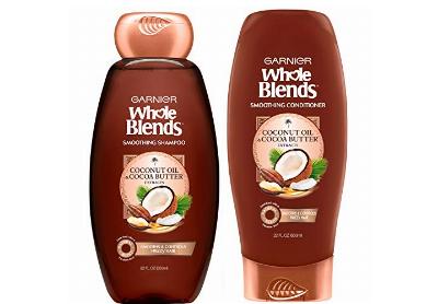 Image: Garnier Whole Blends Smoothing Shampoo & Conditioner (by Garnier)