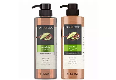 Image: Hair Food Avocado & Argan Oil Smoothing Shampoo & Conditioner (by Hair Food)