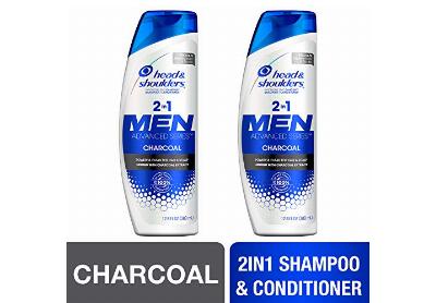 Image: Head & Shoulders Charcoal 2 in 1 Men Shampoo and Conditioner (by Head & Shoulders)