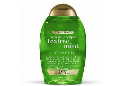 Image: OGX Extra Strength Refreshing Scalp Plus Tea Tree Mint Shampoo (by Ogx)