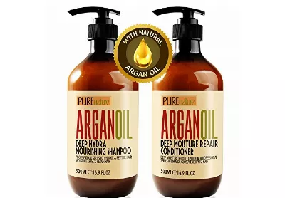Image: Pure Nature Moroccan Argan Oil Shampoo and Conditioner (by Pure Nature Lux Spa)