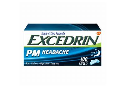 Image: Excedrin PM Sleep Aid for Nighttime Headaches and Sleeplessness 100-count