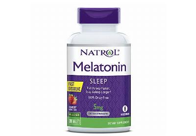 Image: Natrol 5 mg Melatonin Extra Strength Sleep Tablet 200-count