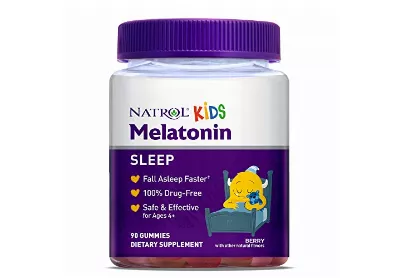 Image: Natrol Kids 1 mg Melatonin Sleep Aid Gummy 90-count
