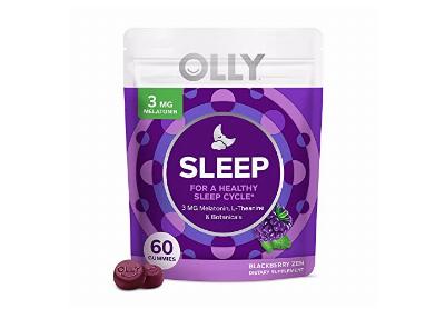 Image: Olly 3 mg Melatonin Sleep Gummy for a Healthy Sleep Cycle 60-count