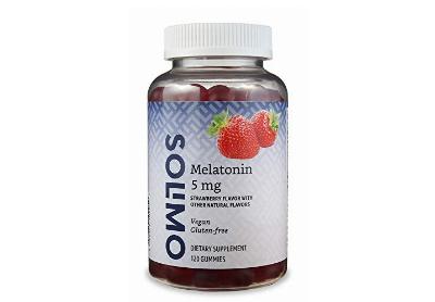 Image: Solimo 5 mg Melatonin Sleep Gummy 120-count