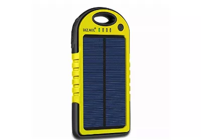 Image: Dizaul 5000mah Portable Solar Charger Yellow (by Dizaul)