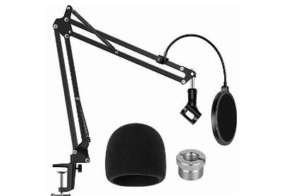Image: Innogear MU047 Heavy Duty Microphone Stand with Dual Layered Pop Filter (by Innogear)