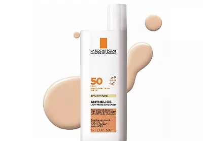 Image: La Roche-Posay Broad Spectrum SPF-50 Anthelios Tinted Light-Fluid Mineral Face Sunscreen