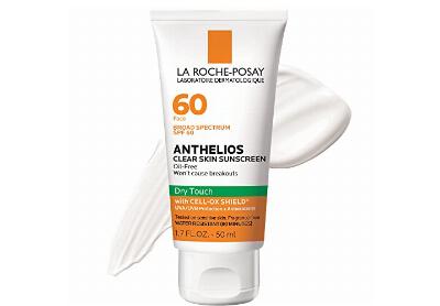 Image: La Roche-Posay SPF 60 Anthelios Clear Skin Dry Touch Face Sunscreen