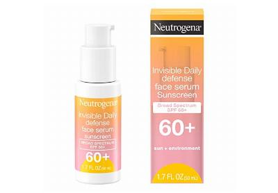 Image: Neutrogena SPF 60+ Invisible Daily Defense Face Serum Sunscreen