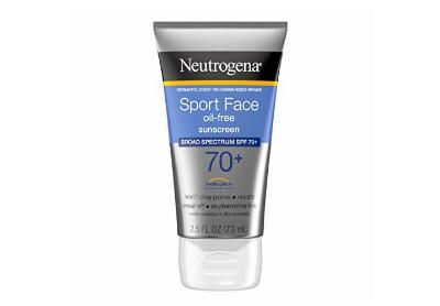 Image: Neutrogena Sport Face Broad Spectrum SPF-70+ Oil-Free Facial Sunscreen