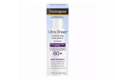 Image: Neutrogena Ultra Sheer Moisturizing Face Serum with SPF 60+ Sunscreen